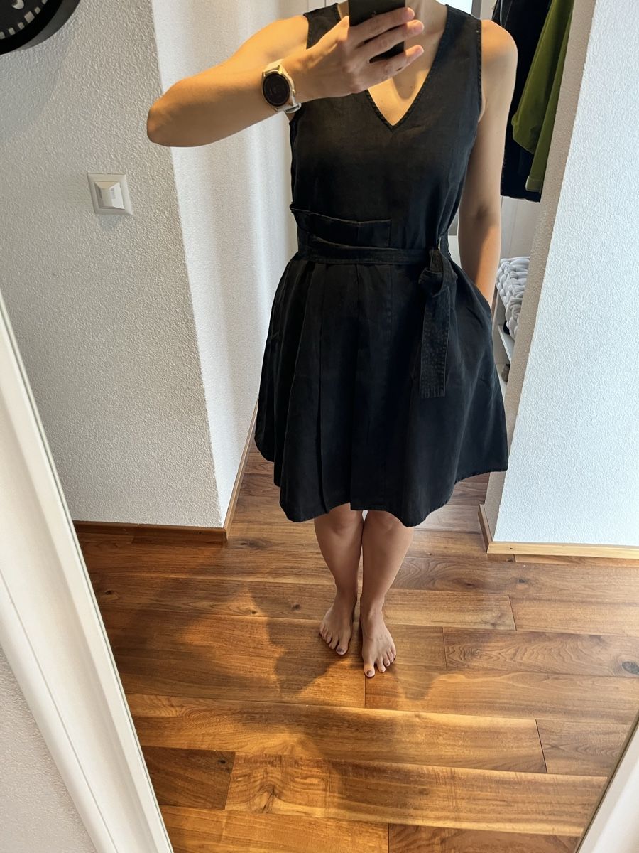 Max Mara Vestiti: Elegantes Leinenkleid MAX&Co. Gr. 38 schwarz – Usato da Untersiggenthal venduto da Shopaholic07 4