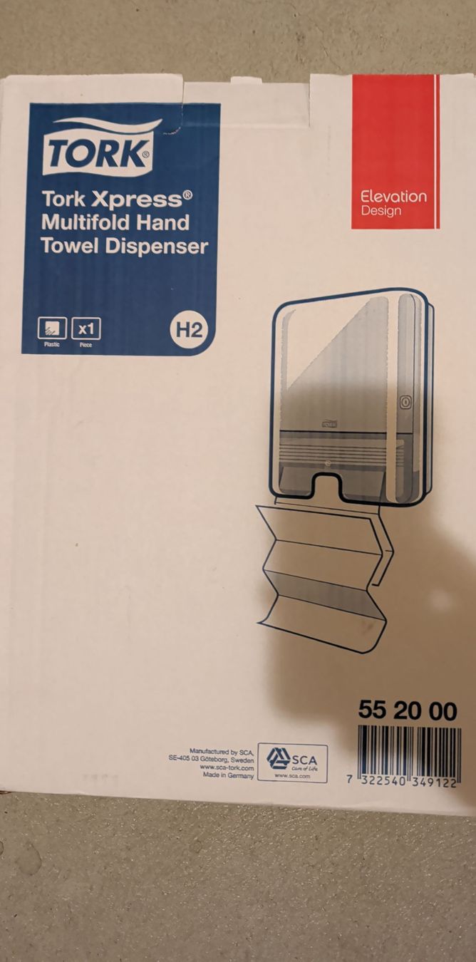 Portasciugamani: Tork Xpress Multifold Handtuchspender H2 Elevation Design – Nuovo (secondo la descrizione) da Neuendorf venduto da borns
