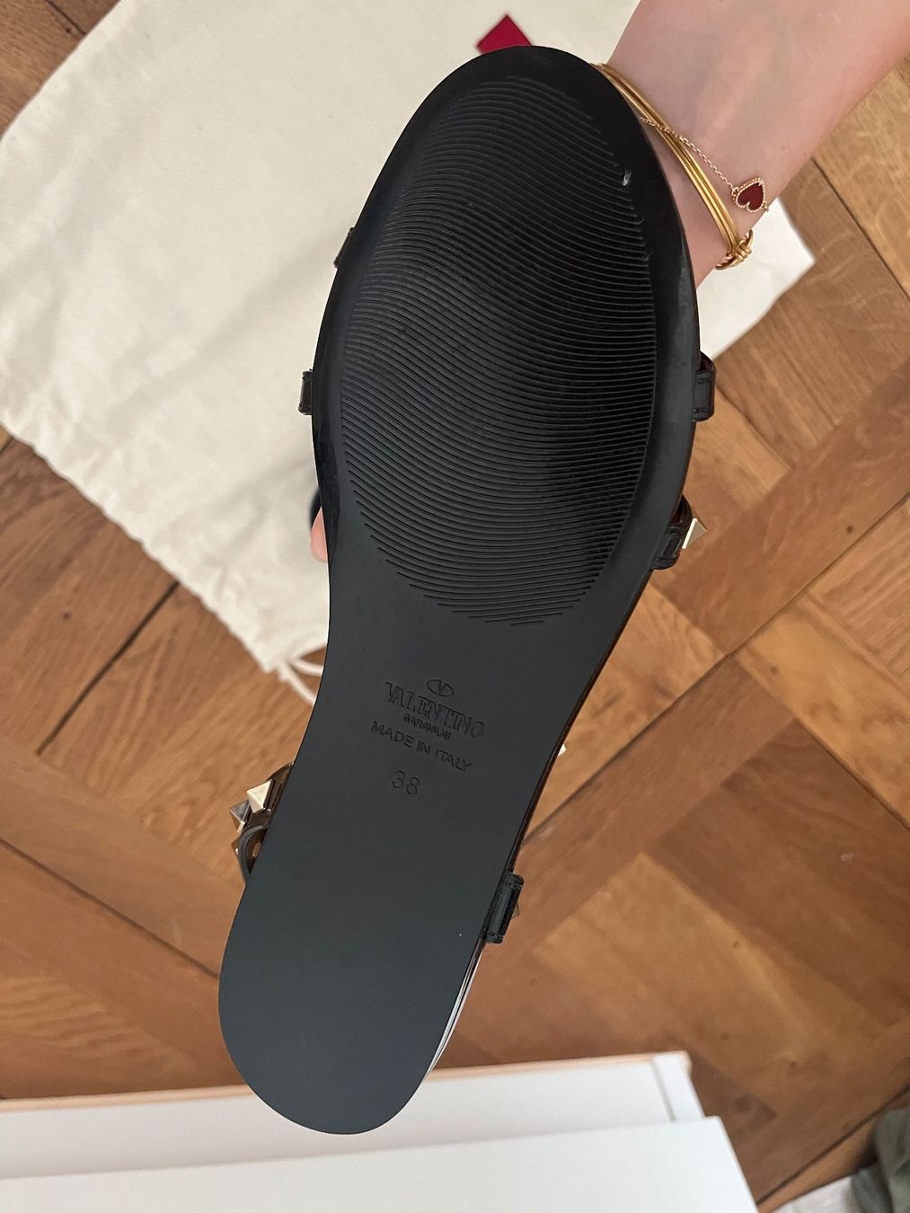 Valentino Scarpe da donna: Valentino Rockstud Schwarze Sandalen – Nuovo (secondo la descrizione) da Meilen venduto da Emma_321 5