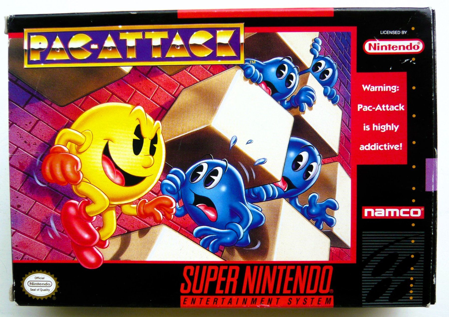 Nintendo Jeux: SNES: Pac Attack, CIB, Bon état + – D'occasion à Onex par Jaguar1986 1