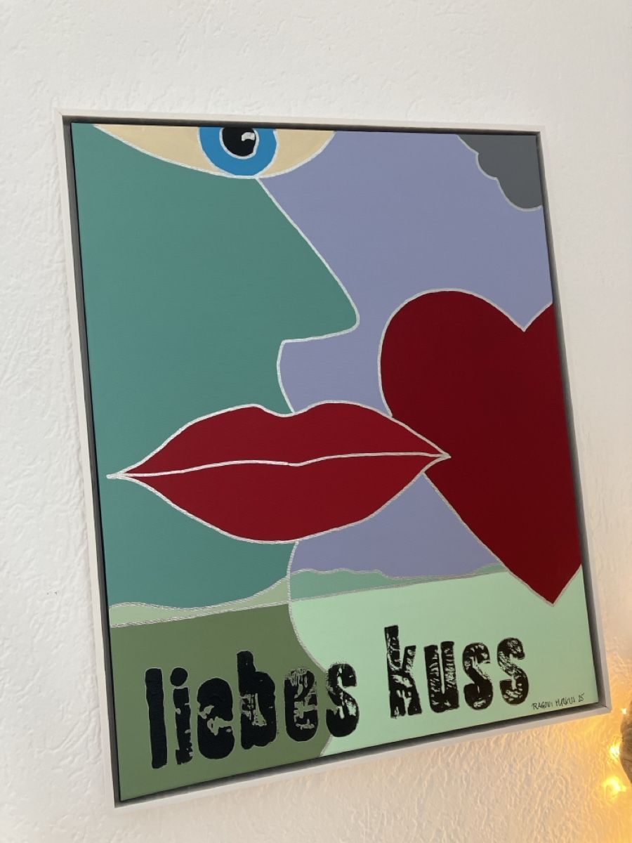 Foto & Immagini: Bild auf Leinwand - LIEBESKUSS – Nuovo e nell'imballaggio originale da Reitnau venduto da Juda65 1
