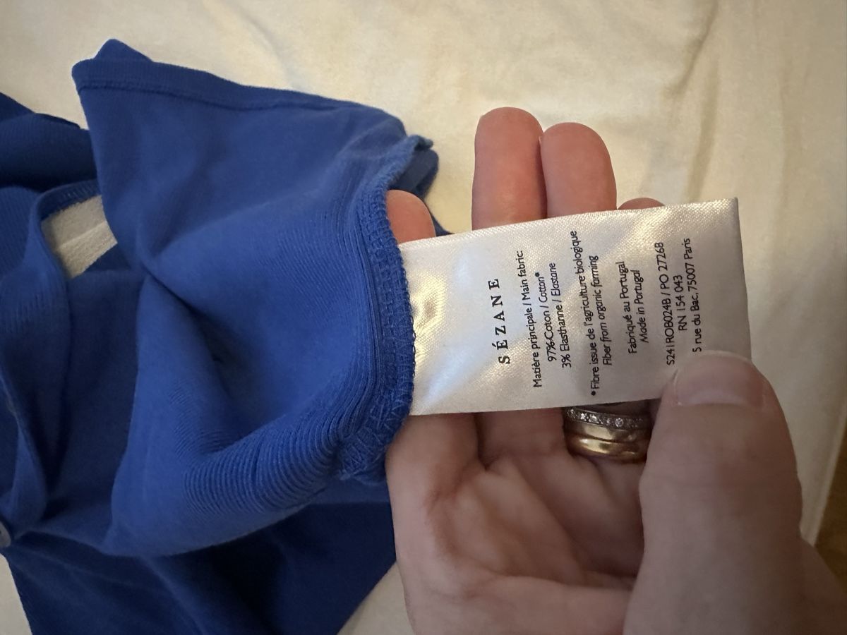 Sezane Vestiti: SEZANE Baumwoll-Schlauchkleid – Nuovo (secondo la descrizione) da Zürich venduto da Michael-Berger 2