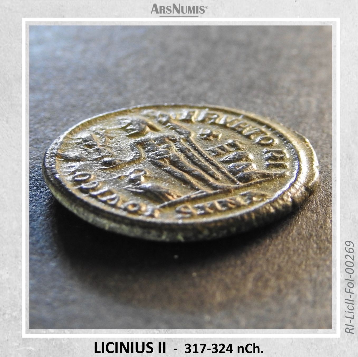 Tutti le monete: Römische Münze - Licinius II – Usato da Oberwil b. Zug venduto da ArsNumis 3
