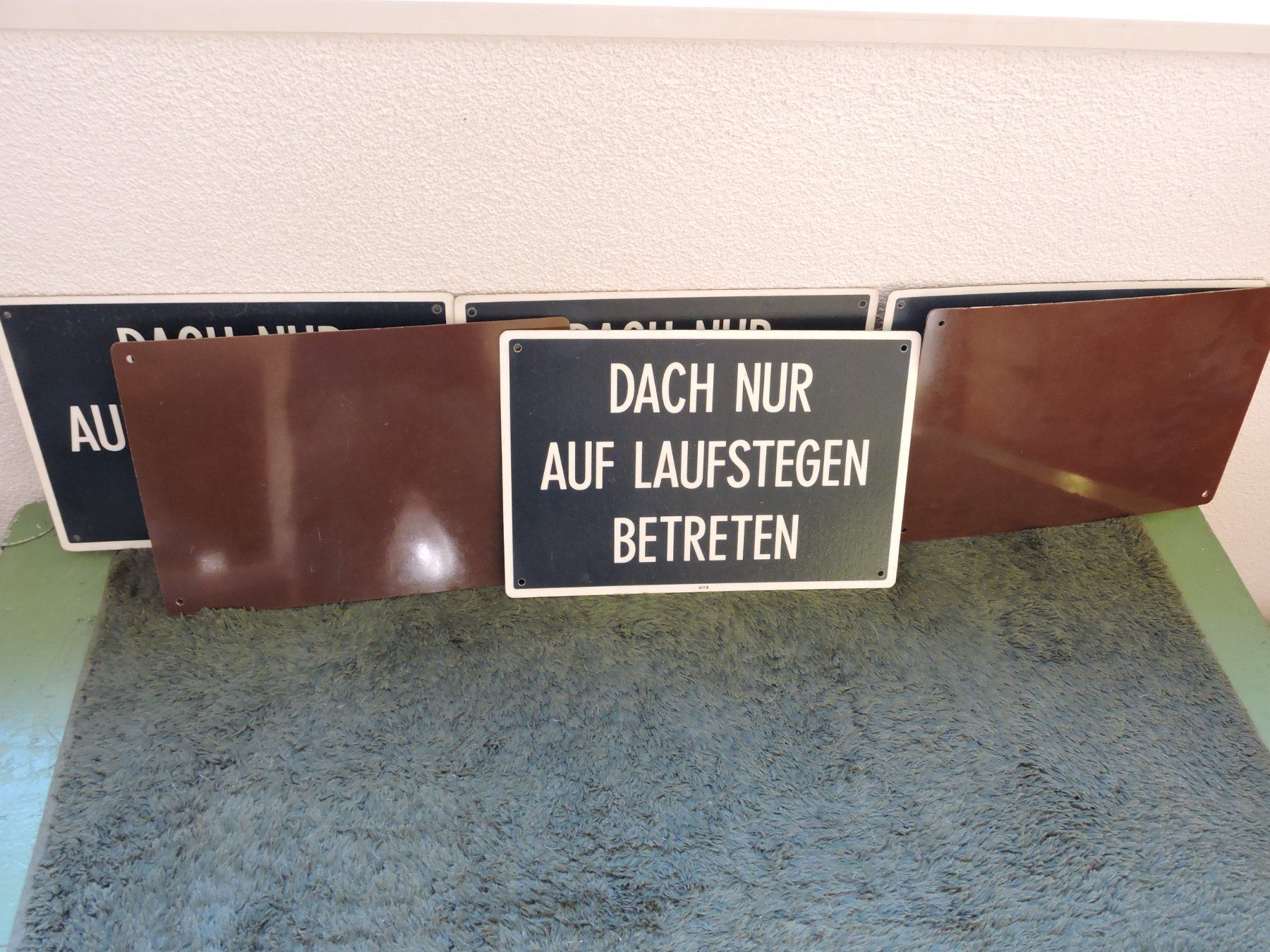 Insegne: alte Warntafel Schild – Usato da Neuenkirch venduto da tomtom72111 3