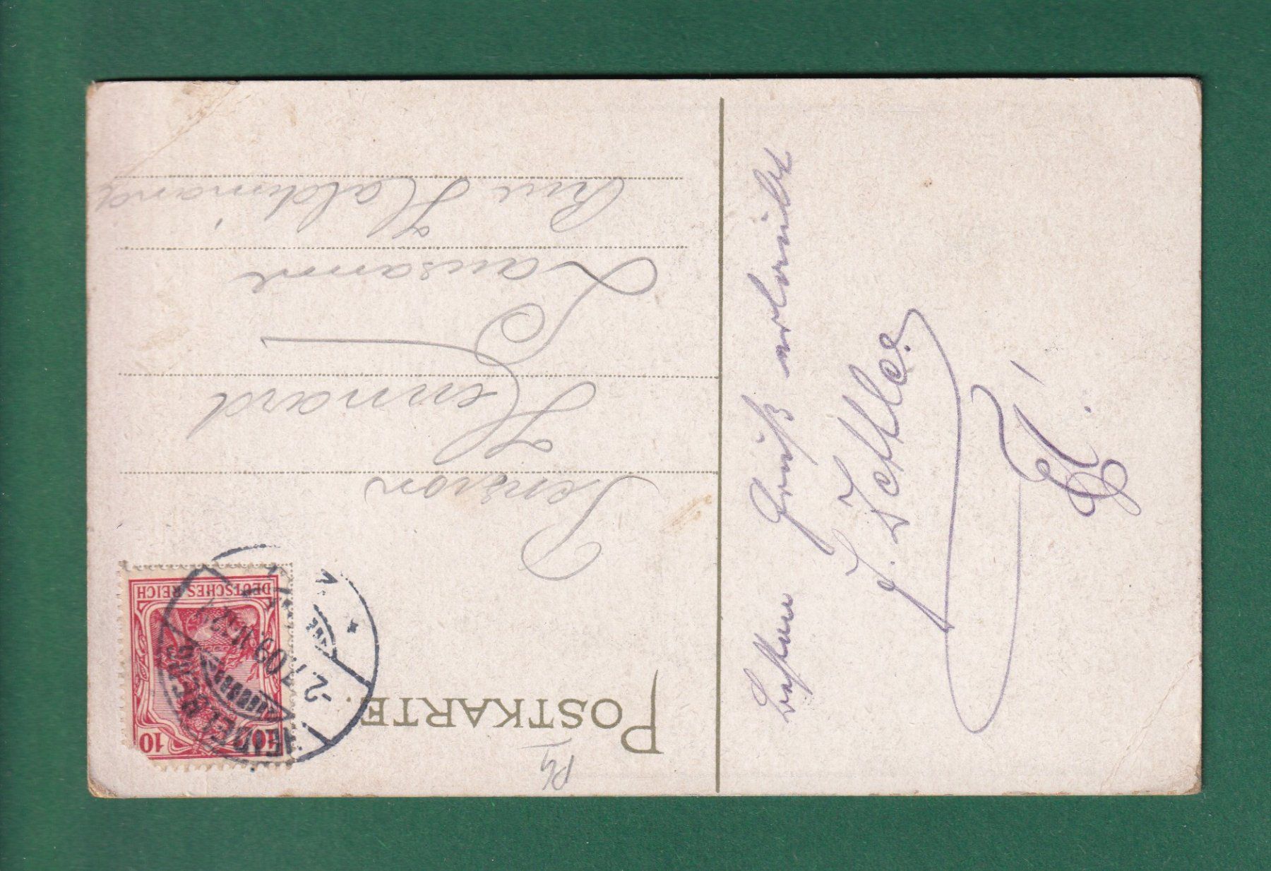 Cartoline postali: ARMINIA-HEIDELBERG - 1909 // Eckbüge // – Usato da Pully venduto da nicecards-shop 1