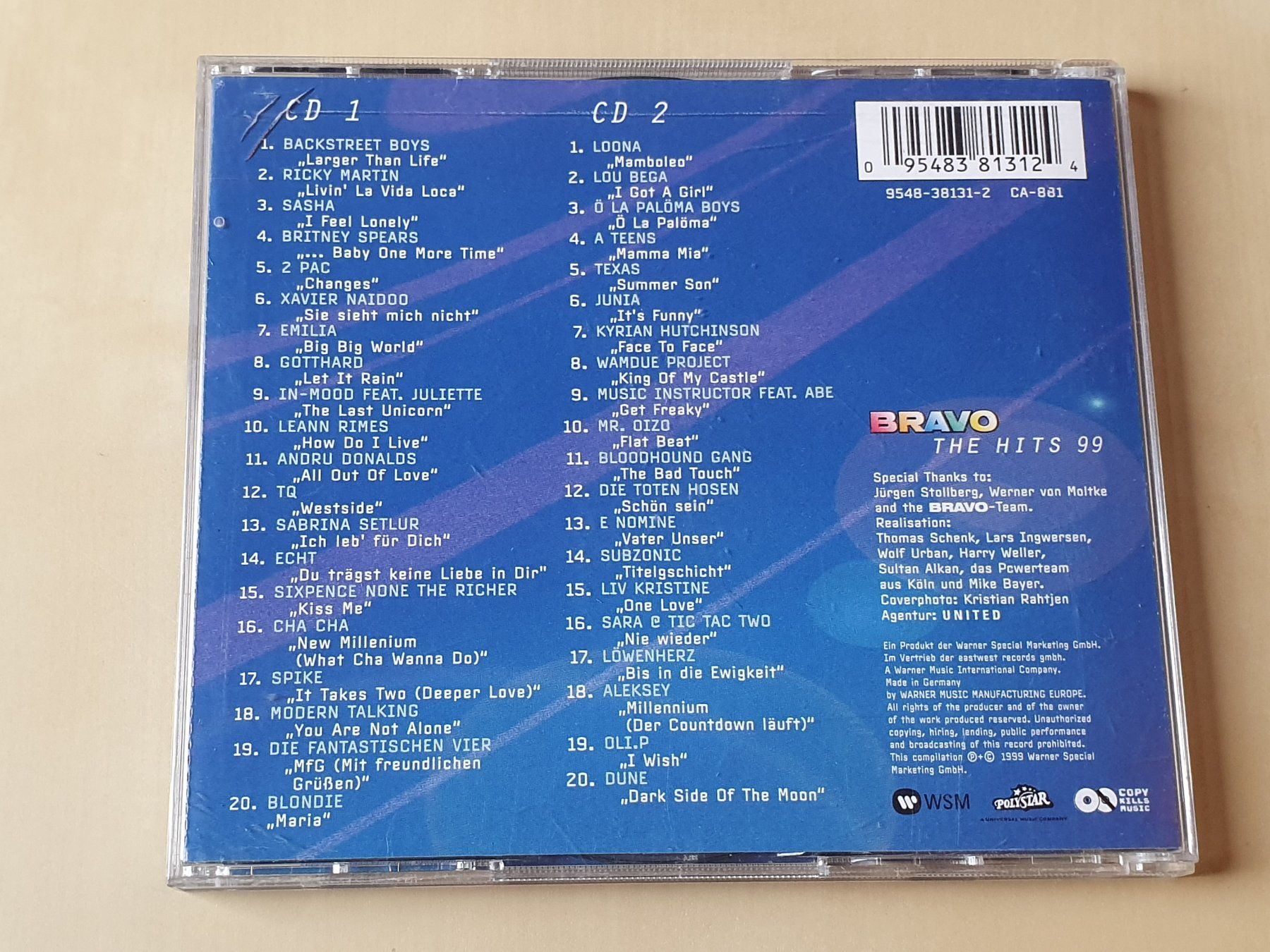 CDs: Bravo The Hits 99 – Gebraucht aus Stansstad von collectorsshop 1