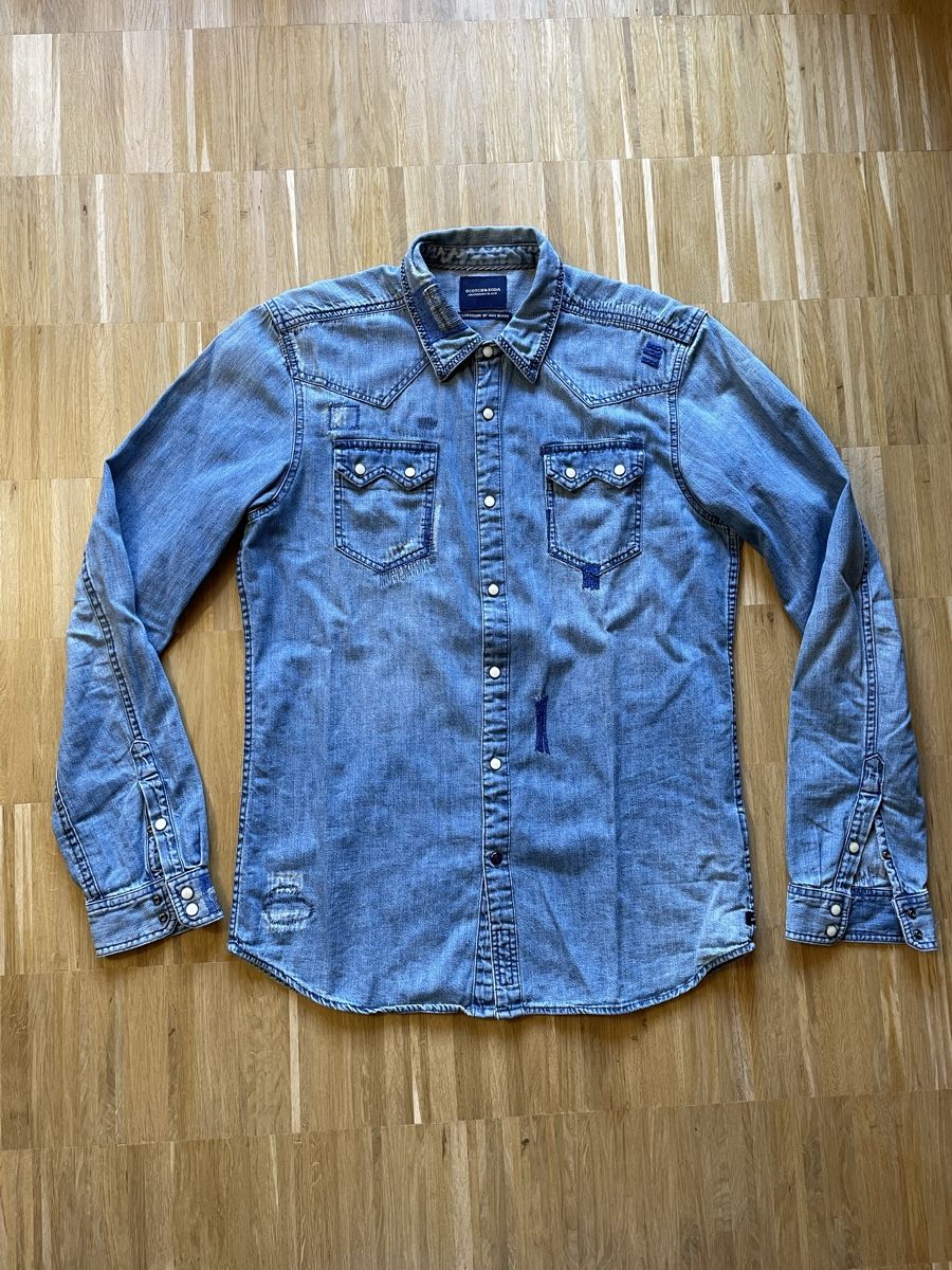 Camicie: Scotch & Soda Jeanshemd Vintage Style – Usato da Zürich venduto da okocha73