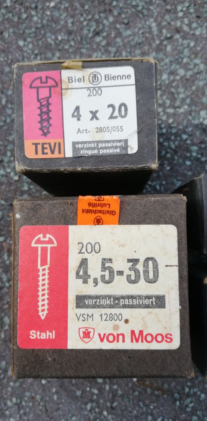 Tutti gli attrezzi: Viele Schrauben in OVPs ab 1Fr. – Nuovo (secondo la descrizione) da Thun venduto da Matthias72 1