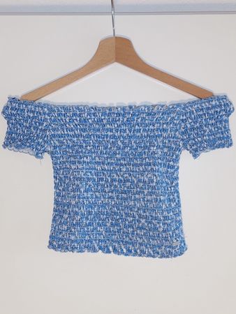 Top bleu d’été taille M