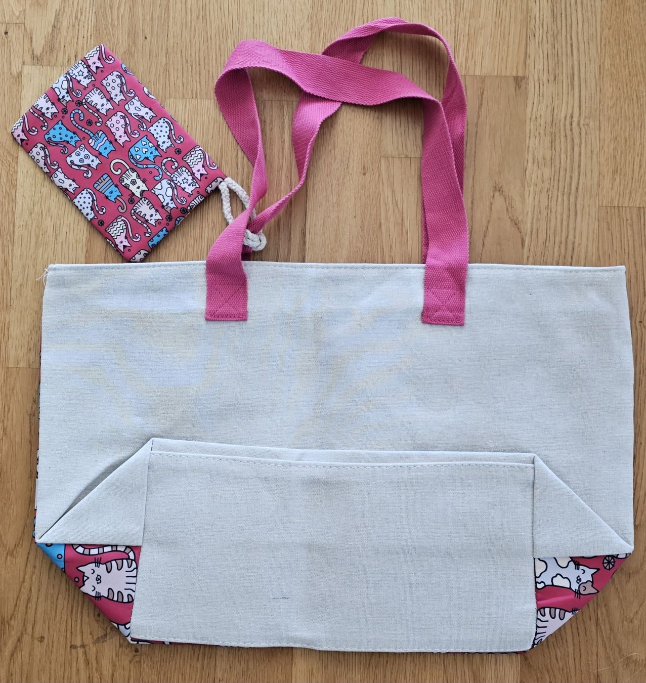 Borse: Canvas Strandtasche / Freizeittasche mit kleinem Beutel – Nuovo e nell'imballaggio originale da Grosshöchstetten venduto da Chaotik-Reptil 1