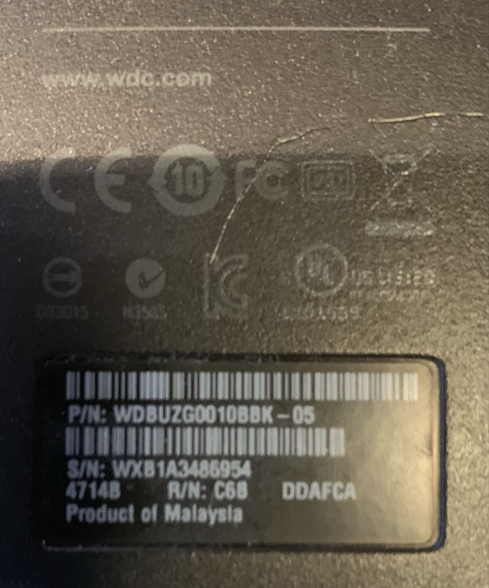 Western Digital Dischi rigidi: Externe Festplatte 1TB WD Elements – Usato da Weinfelden venduto da Wow05 1