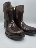 Gummistiefeletten Stiefel MICHAEL KORS Gr. 36 braun Top