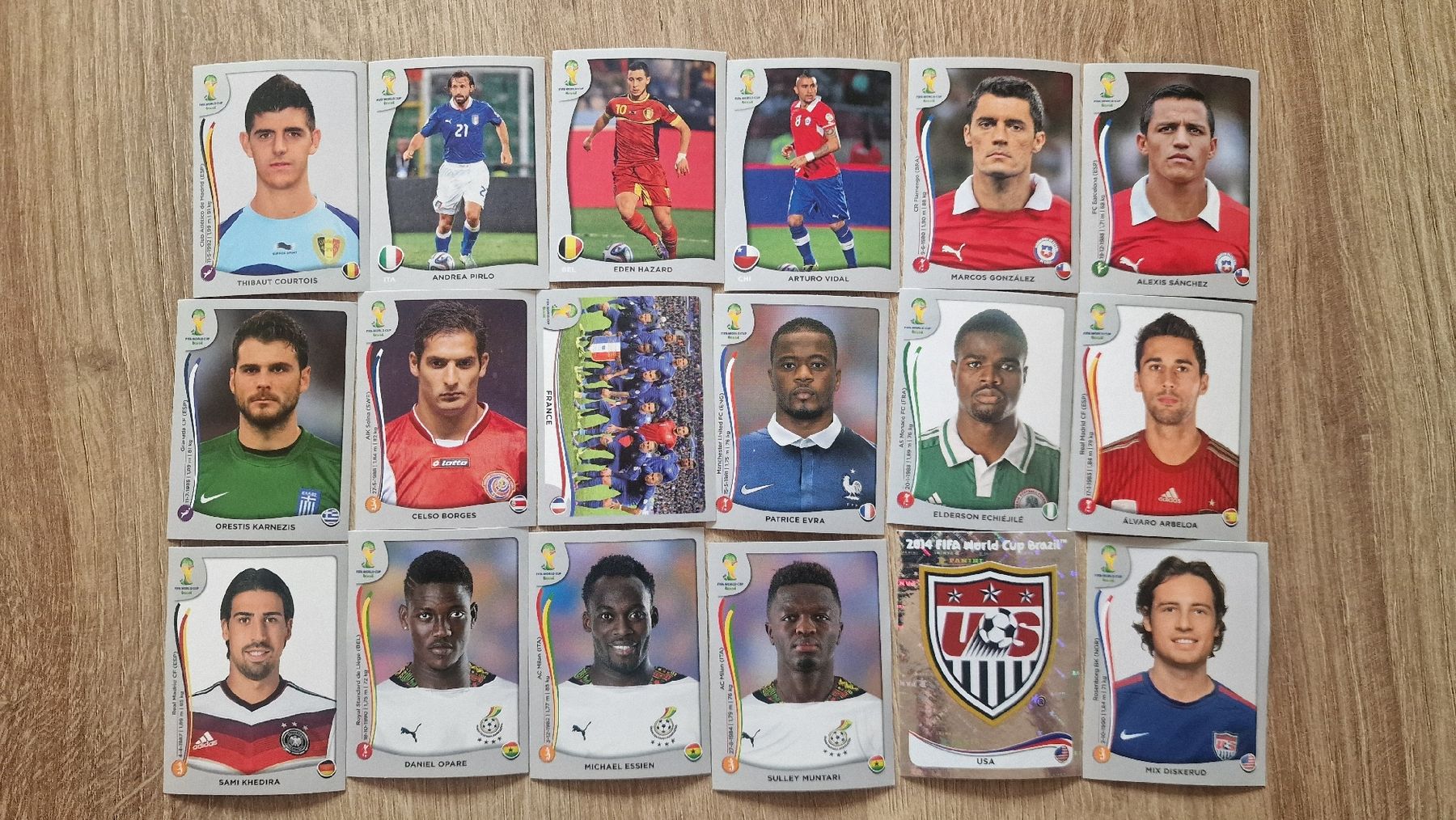 Panini Carte collezionabili: FIFA WM 2014 viele doppelte Sticker – Nuovo (secondo la descrizione) da Wädenswil venduto da slavi10