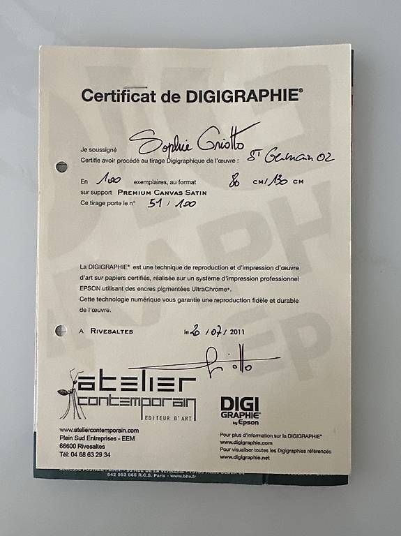 Gemälde: Tableau scène parisienne  – Gebraucht aus Collombey von qua_lb8f 1
