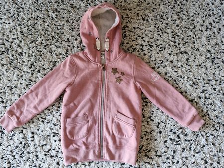 Kinder Pullover / Jacke mit Fell Gr. 98 /104