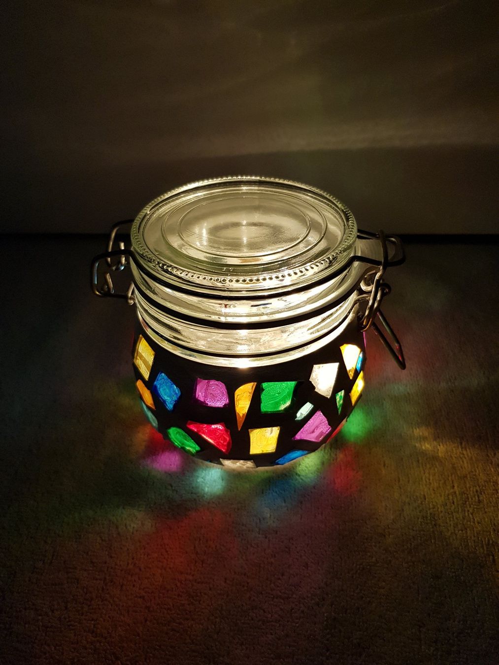 Ikea Contenitori & Simili: (Beleuchtetes) Einmachglas Regenbogen Handarbeit – Nuovo (secondo la descrizione) da Liestal venduto da tonic 8