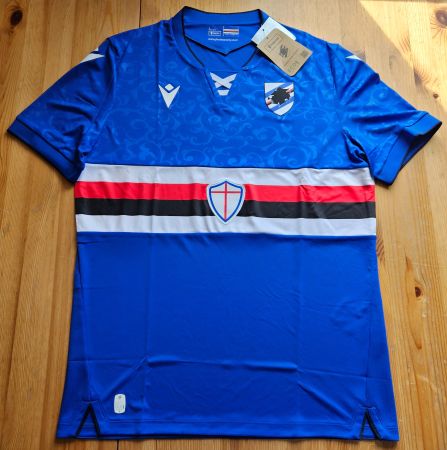 Sampdoria Genua Trikot Macron NEU Gr. L Calcio Italien