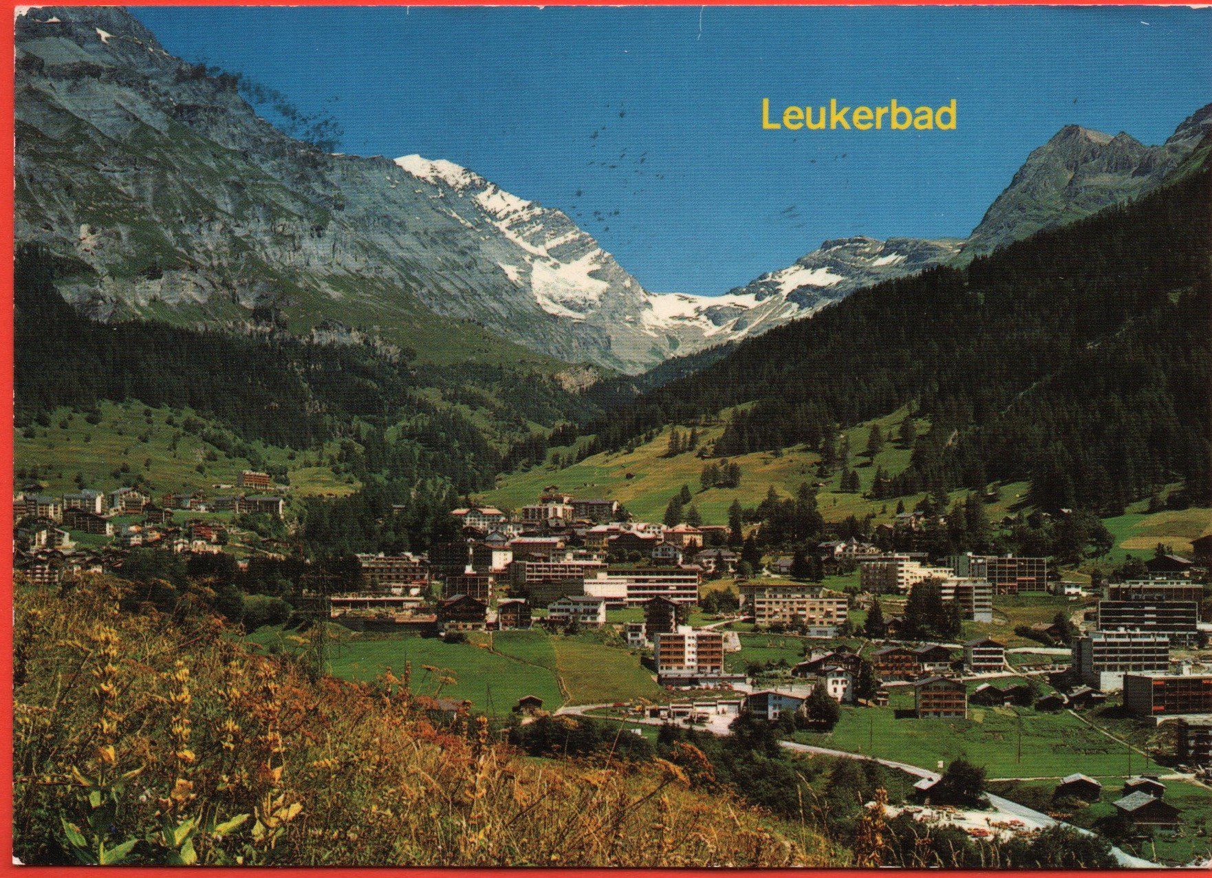 Cartoline postali: LEUKERBAD Balmhorn - Gitzifurgge – Usato da Jona venduto da philajona
