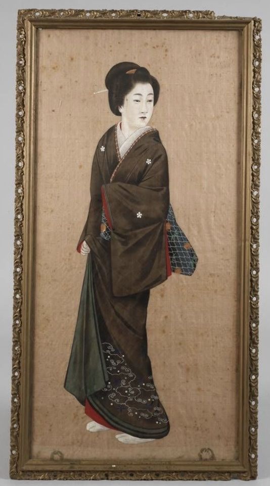 Dipinti: Japan ca 1920 junge Geisha – Usato da Wolfhalden venduto da SecondAntique 1