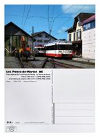 Les Ponts-de-Martel Neuchâtel Bahn Be 4/4 Littorail transN