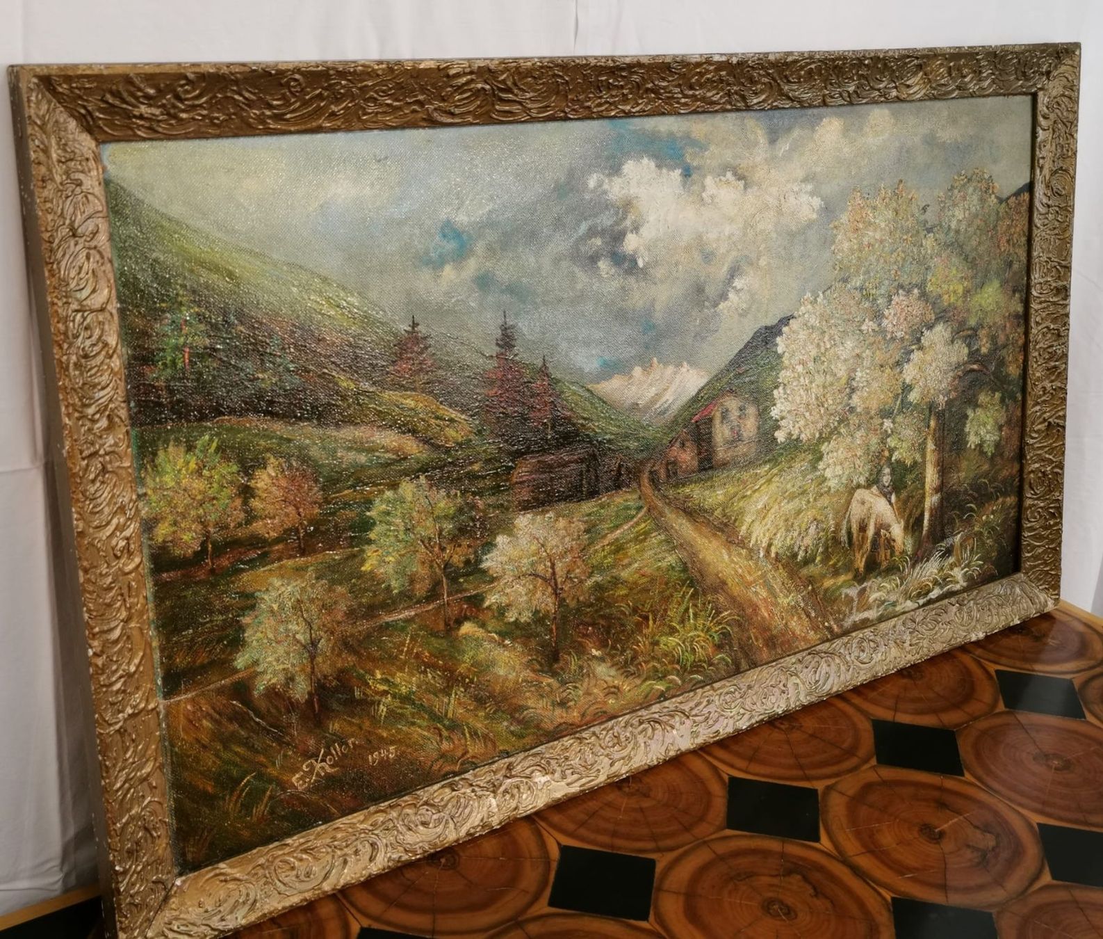 Dipinti: Gemälde Bild signiert – Usato da Zürich venduto da Vintage-1993 4