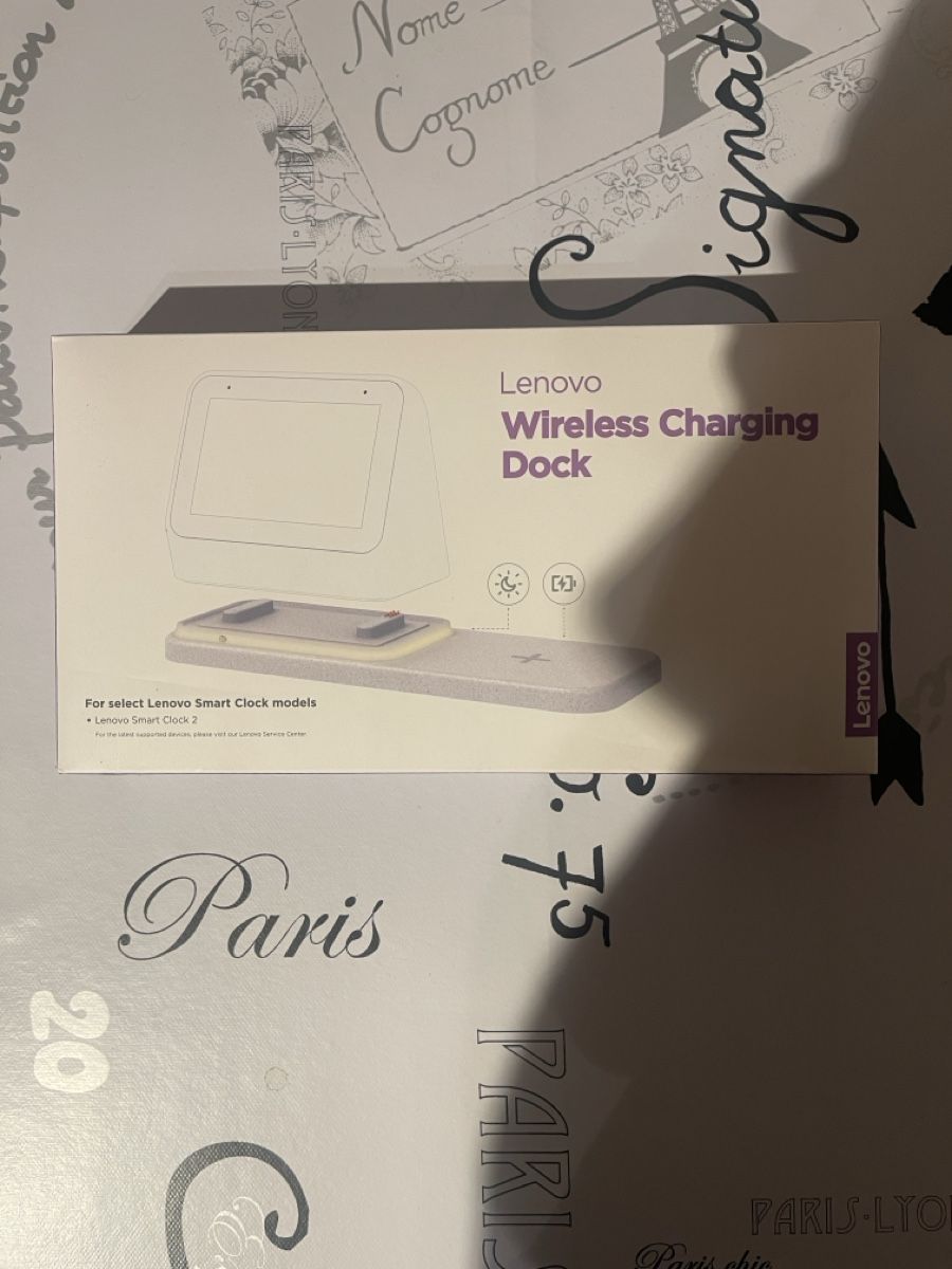 Lenovo Docking station: Lenovo wireless charging dock – Nuovo e nell'imballaggio originale da Wettingen venduto da Real-_-G