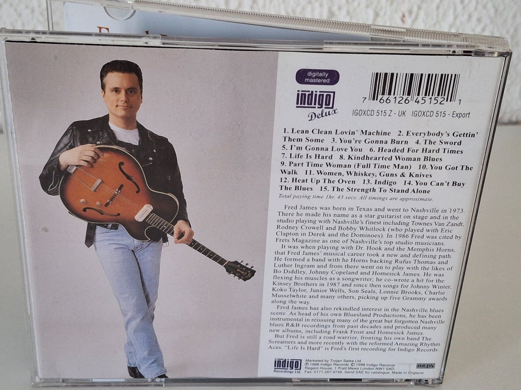 CDs: CD Fred James - Life is Hard CD - Blues vom Feinsten! – Gebraucht aus Aarberg von Jackup1 1
