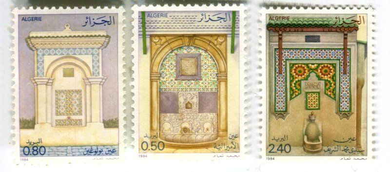 Tutti i francobolli: Briefmarken "Brunnen". Algerien – Nuovo e nell'imballaggio originale da Basel venduto da Butsch5