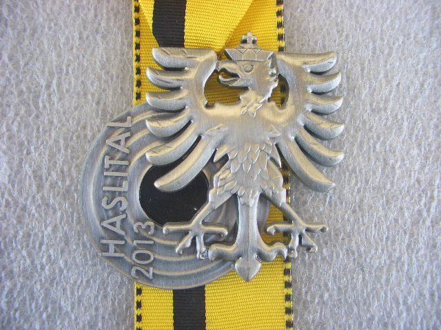 Medaglie: SCHÜTZENABZEICHEN HASLITAL 2013 – Usato da Thürnen venduto da Chluuri 1