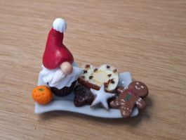 Wichtel Muffin mit Guetzli, Handgemacht, Auch für Maileg