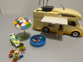 PLAYMOBIL 4859 Familien-Wohnmobil mit viel Campingzubehör