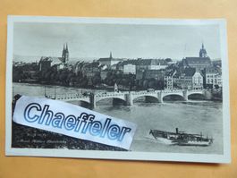 1931  Basel, Mittlere Rheinbrücke.
