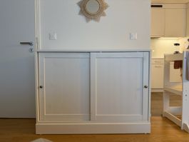 IKEA HAVSTA Sideboard / Schrank weiss – 121 × 47 × 89 cm