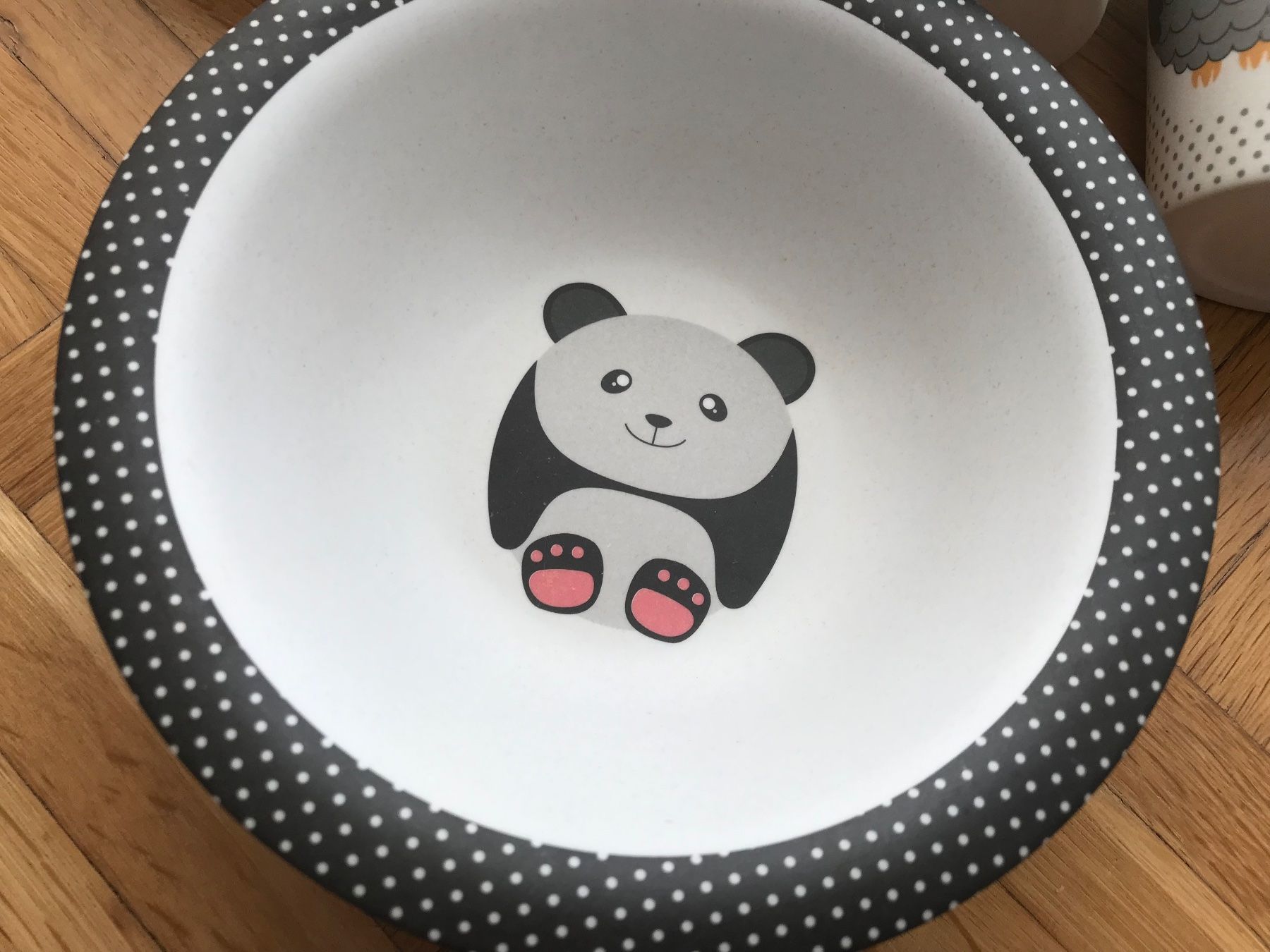 Piatti: Kinder Teller und Becher mit Panda / Eule – Usato da Emmenbrücke venduto da Hathor123 2