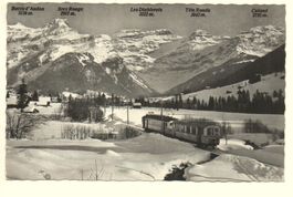 LES DIABLERETS Bahn - Chemin de fer