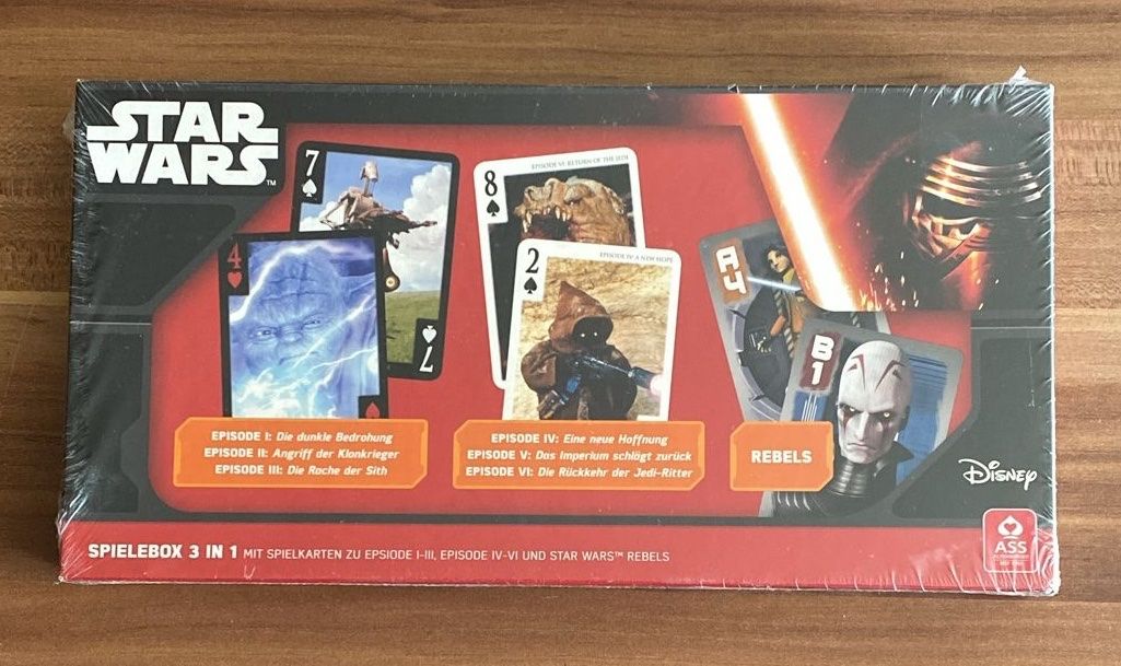 Disney Giochi: Star Wars Spielebox 3 in 1 – Nuovo e nell'imballaggio originale da Wagenhausen venduto da Svema