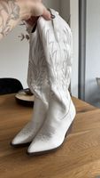 Cowboystiefel, Gr.36, weiss, Western Look, Top Zustand!