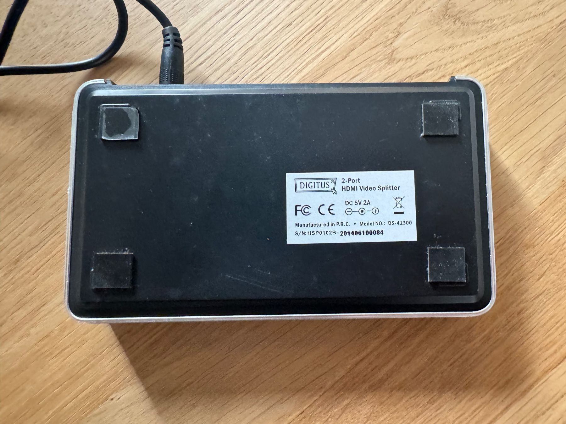 Adapter: Digitus DS-41300 2-Port HDMI Video Splitter – Gebraucht aus Wädenswil von Kendorm 4