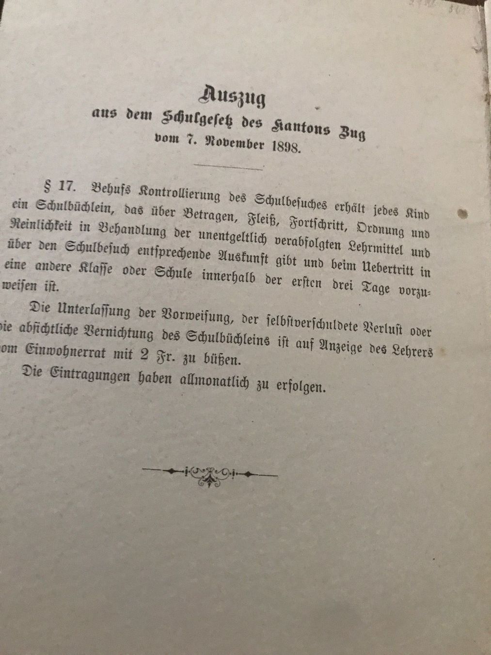 Documenti: Schul - Zeugnisse 1901 – Usato da Baden venduto da swiss-alps 1