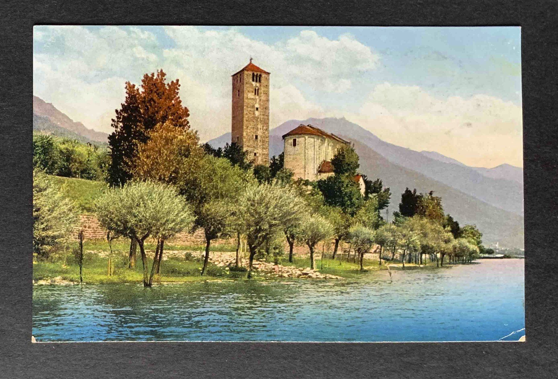 Cartoline postali: AK Locarno Riva piana – Usato da Goldau venduto da artelier1