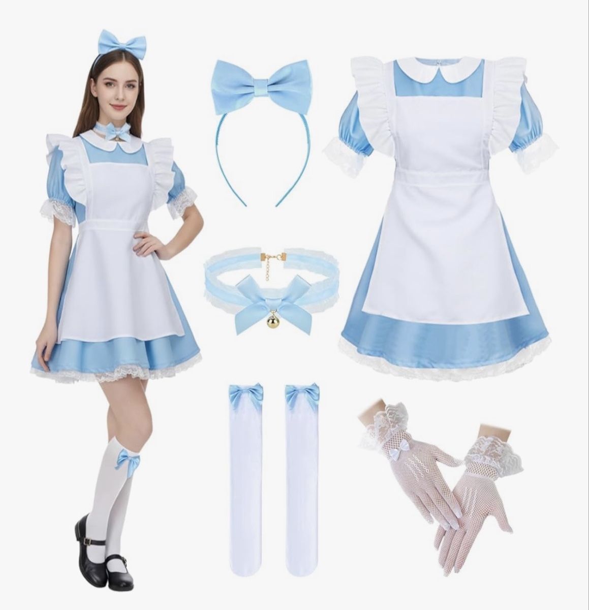 Costumi: Alice im Wunderland Kostüm – Nuovo (secondo la descrizione) da Urdorf venduto da Ch_Roth