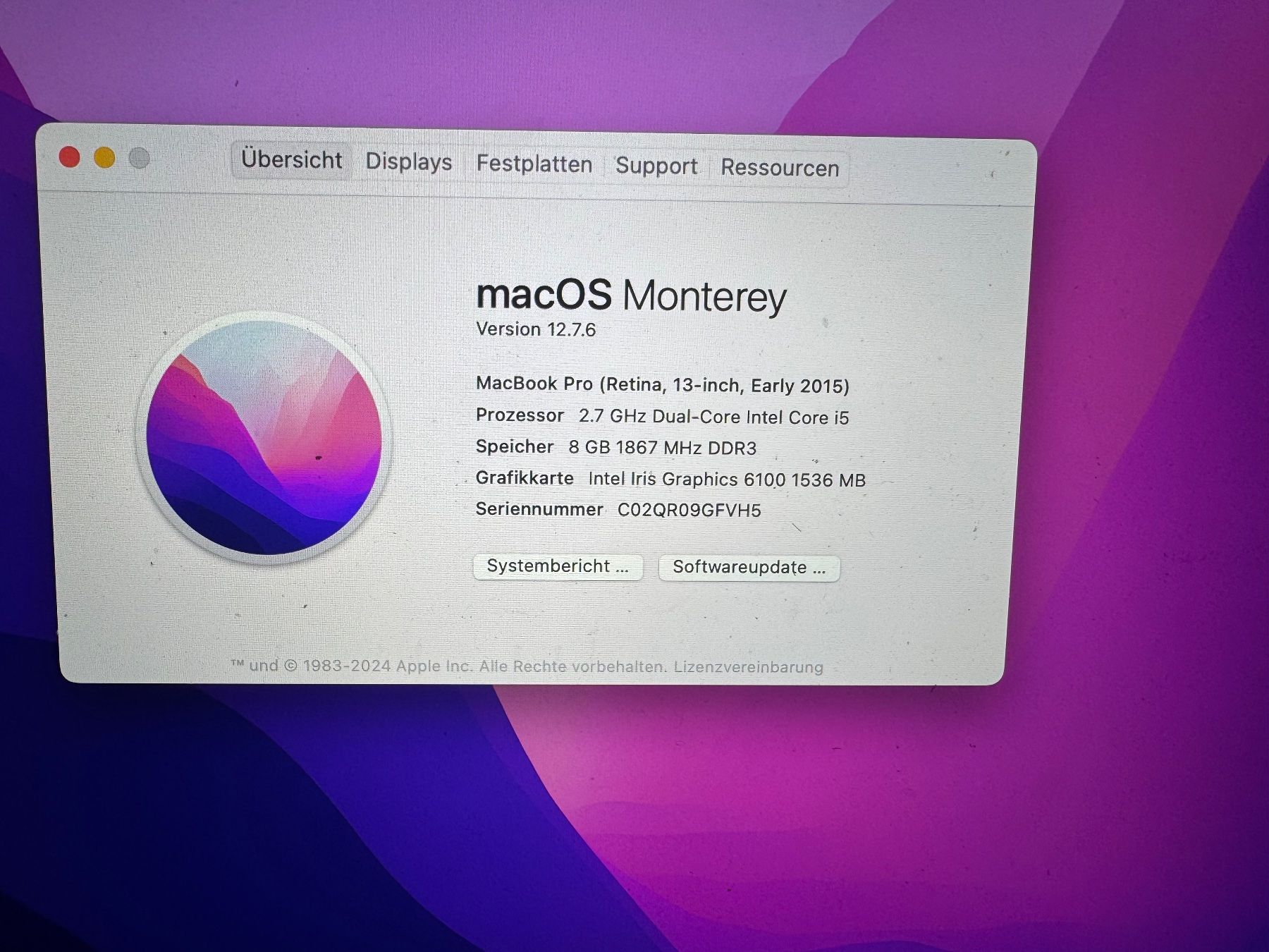 Apple Notebook: MacBook Pro 13 – Usato da Adliswil venduto da Busys 1