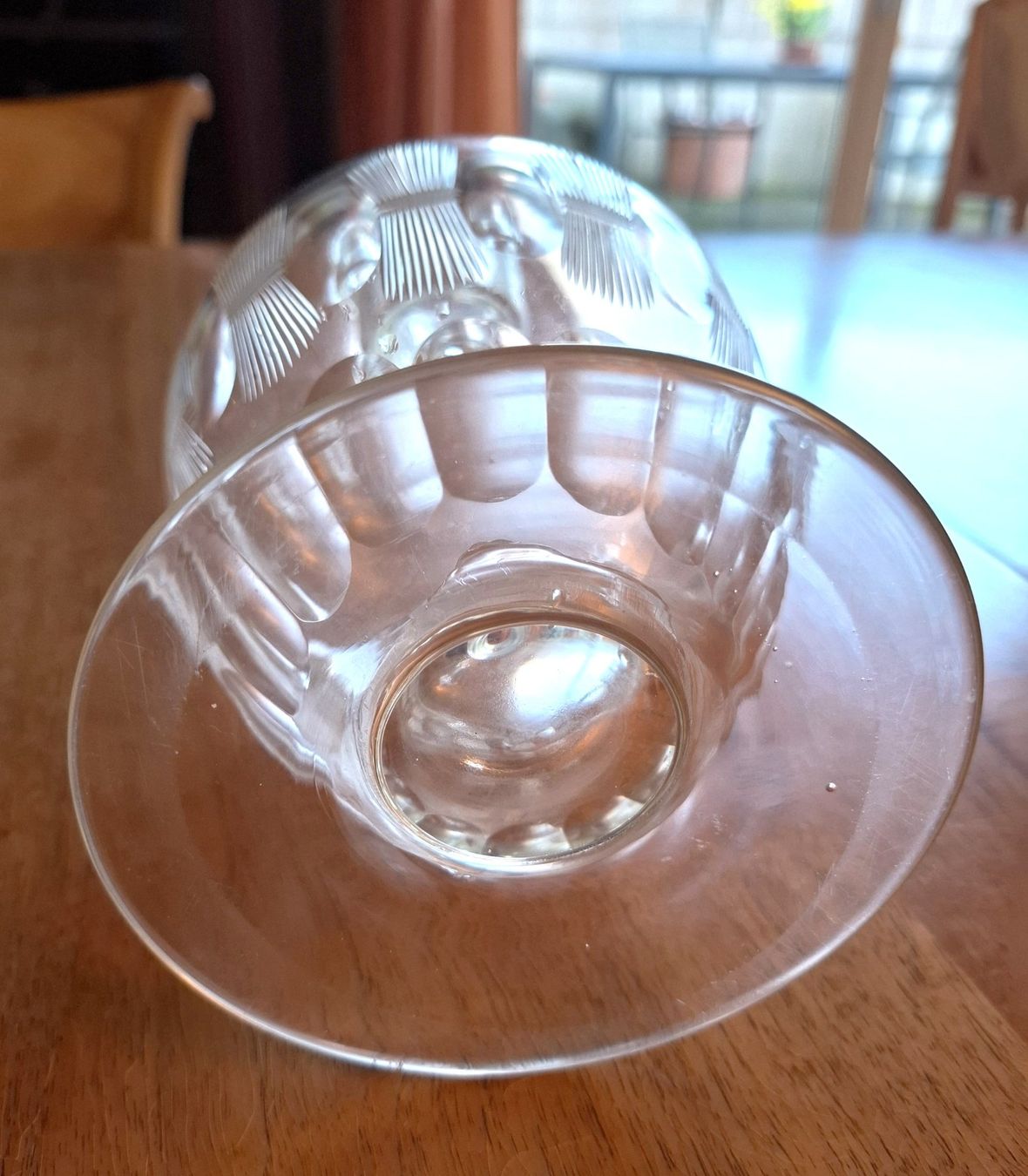 Caraffe: Kristall - Karaffe (1 Liter) für Wasser oder Wein. – Usato da Uster venduto da Posaunus 4