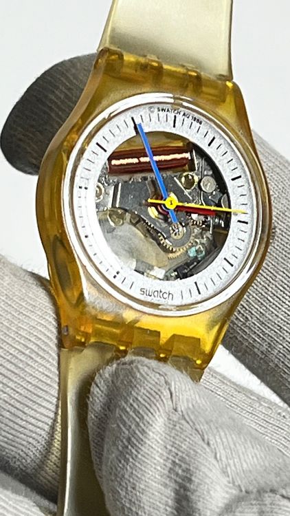 Swatch Gold Transparent Rarität 4