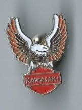 Plaketten & Abzeichen: Kawasaki Adler Pin, – Gebraucht aus Zürich von t24_de