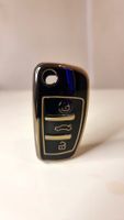 AUDI Autoschlüssel Cover Hülle Schwaz Gold