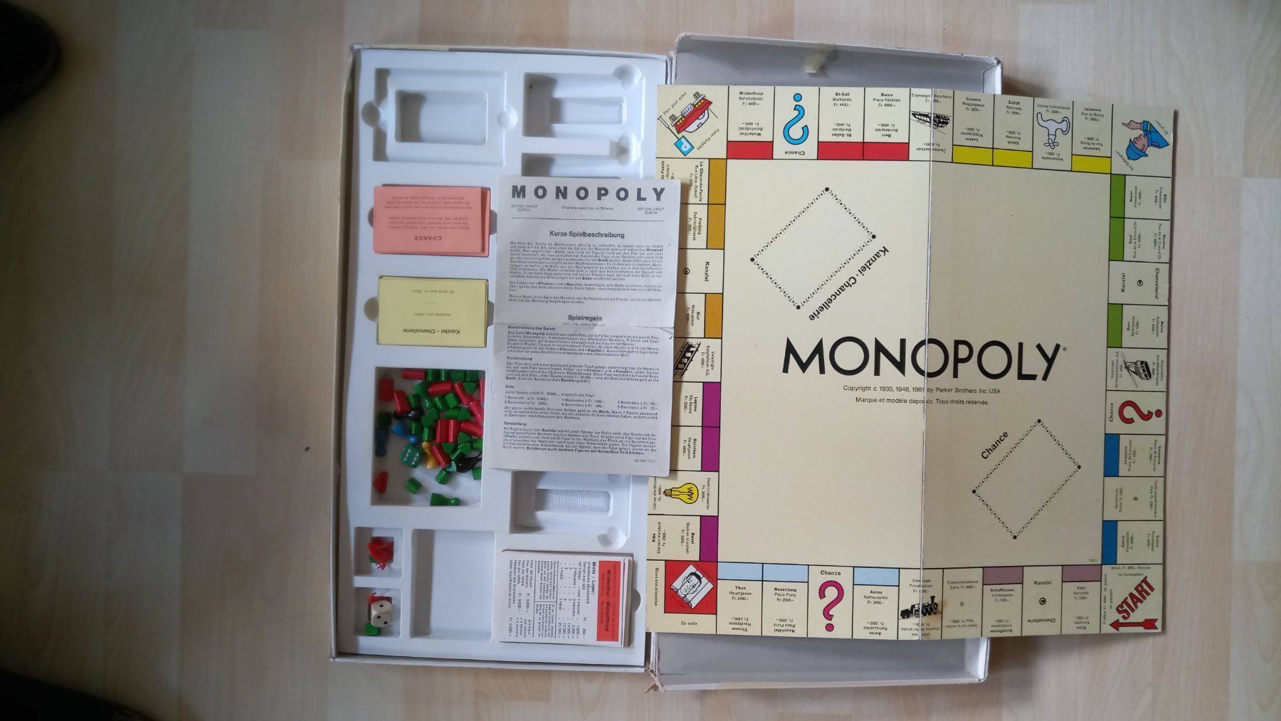 Giochi: altes Monopoly ohne Geldscheine – Usato da Guttannen venduto da zuberling 1
