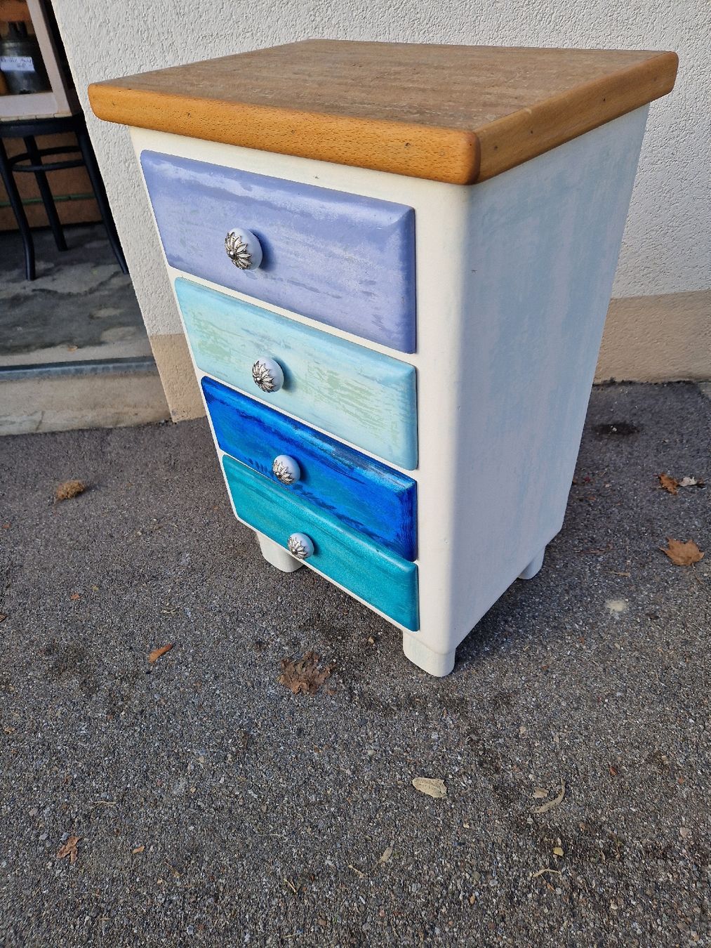 Nachttische: Nachttischli, Holz, Shabby Chic, restauriert – Gebraucht aus Mörigen von Clio111 3