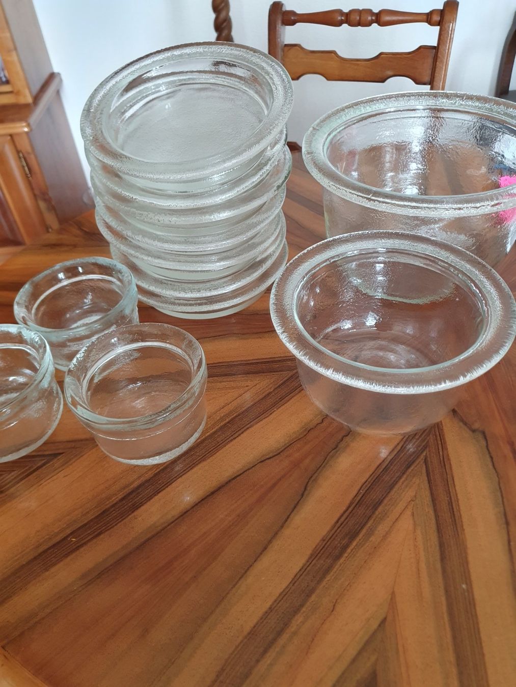 Glasi Hergiswil Set di piatti: Hergiswil Glas Dessergeschirr – Nuovo (secondo la descrizione) da Baden venduto da Hilda7 2