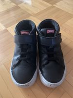 Camper Kids Leather Trainers, Black, Size 30